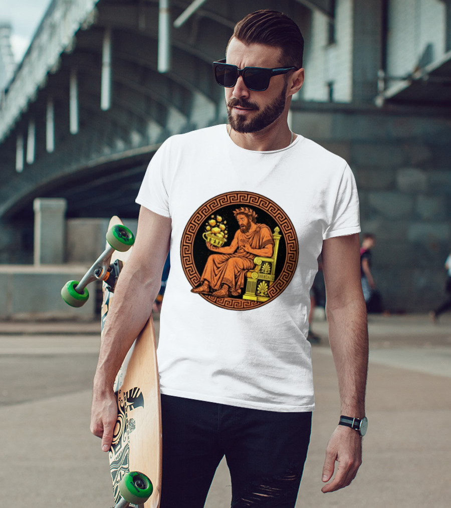King Midas Ancient Greek Mythology Gold Transformative Touch T-Shirt