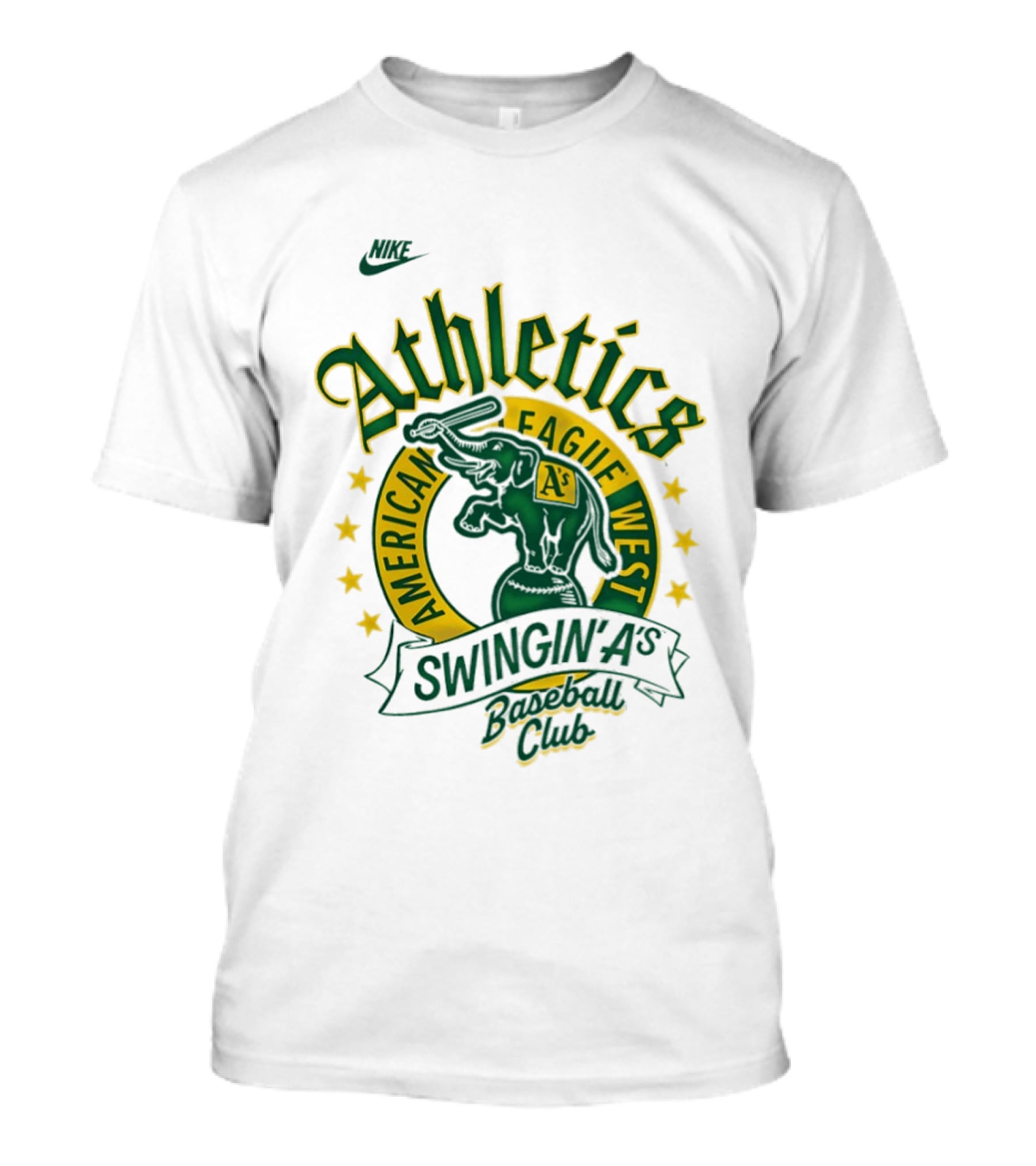 Nike Athletics Swingin' A's American League West Baseball Club T-Shirt