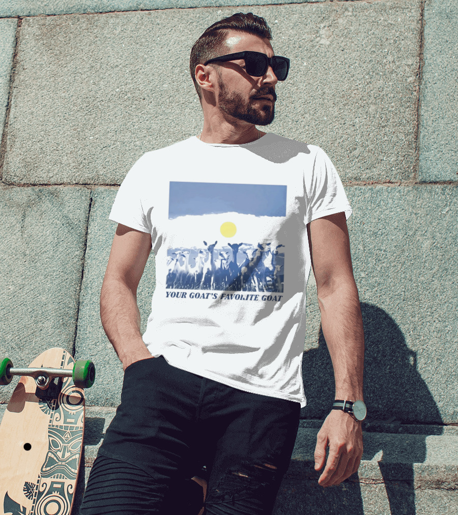 YOUR GOAT'S FAVORITE GOAT Moonlit Pasture T-Shirt