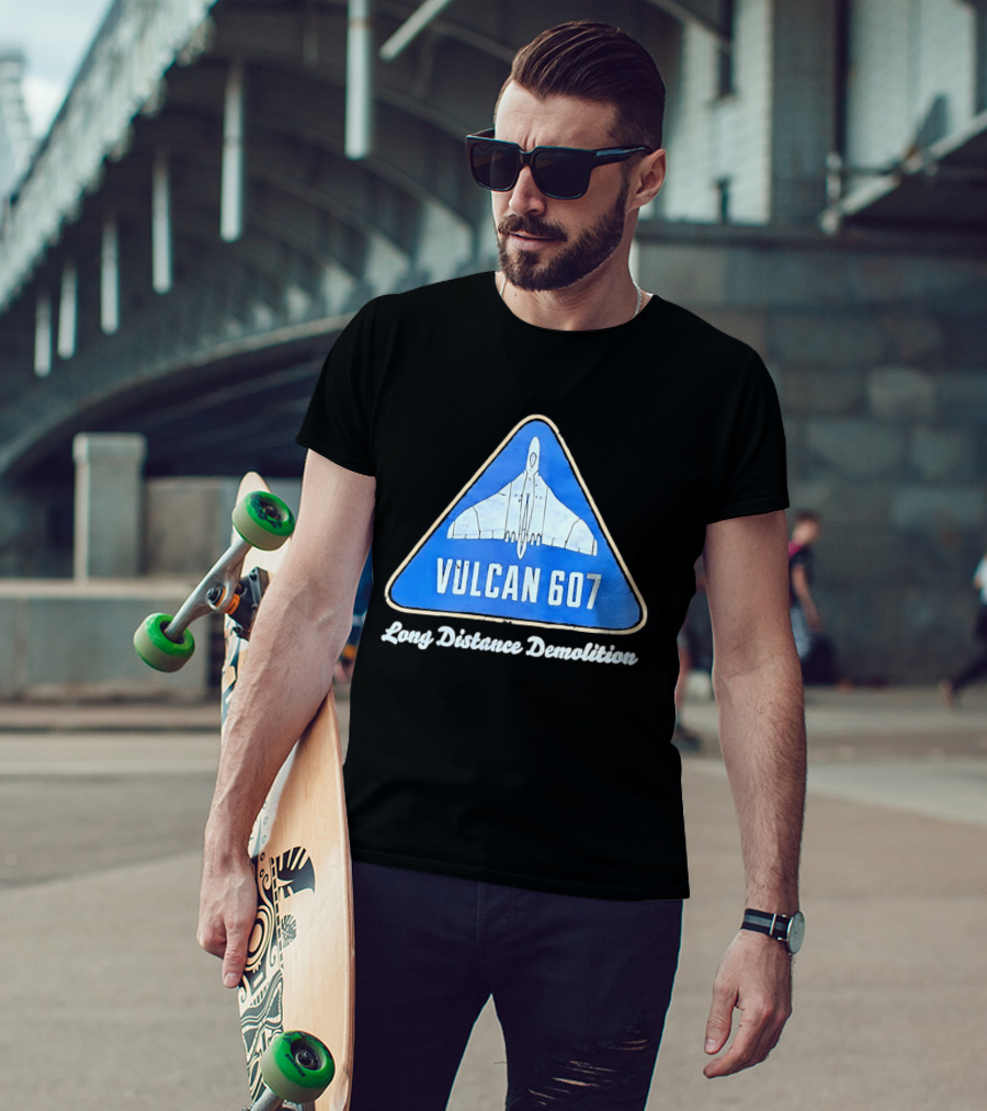 Vulcan 607 Long Distance Demolition Vintage Distressed T-Shirt