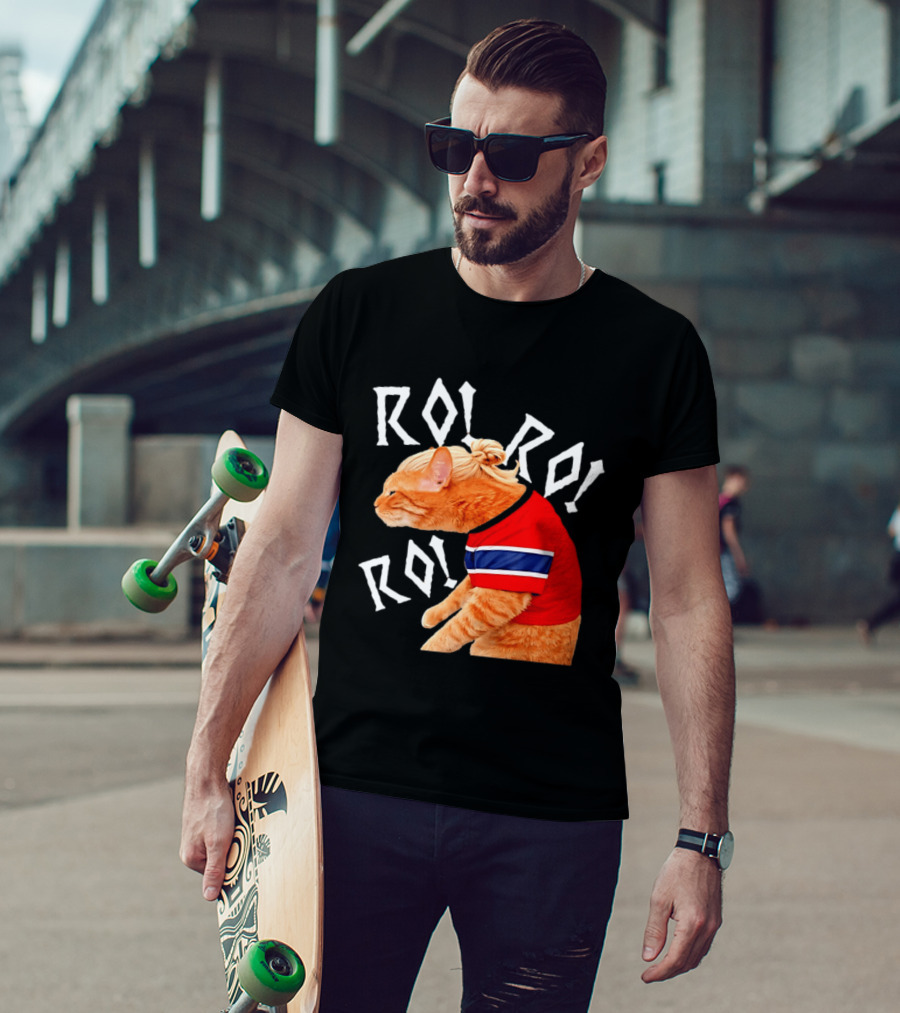 Ro Ro Ro Norwegian Cat El Michi Meme Norway T-Shirt