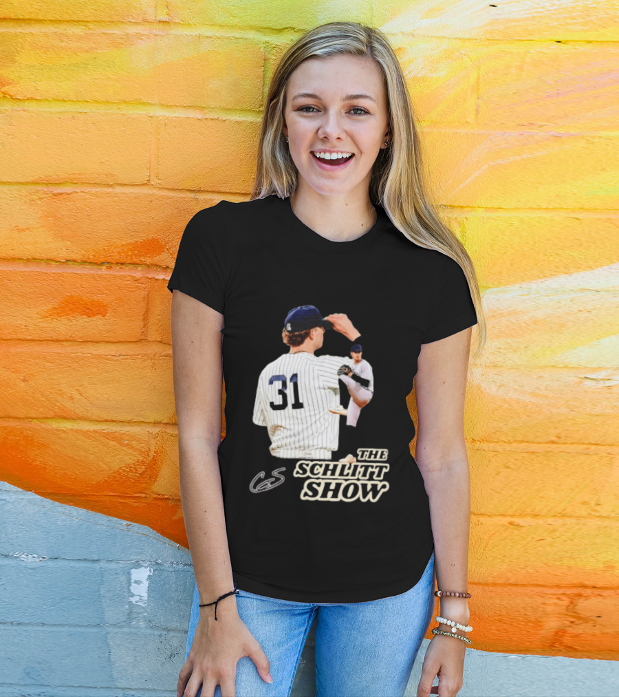 The Schlitt Show No 31 Baseball Player Jersey Pinstripes T-Shirt