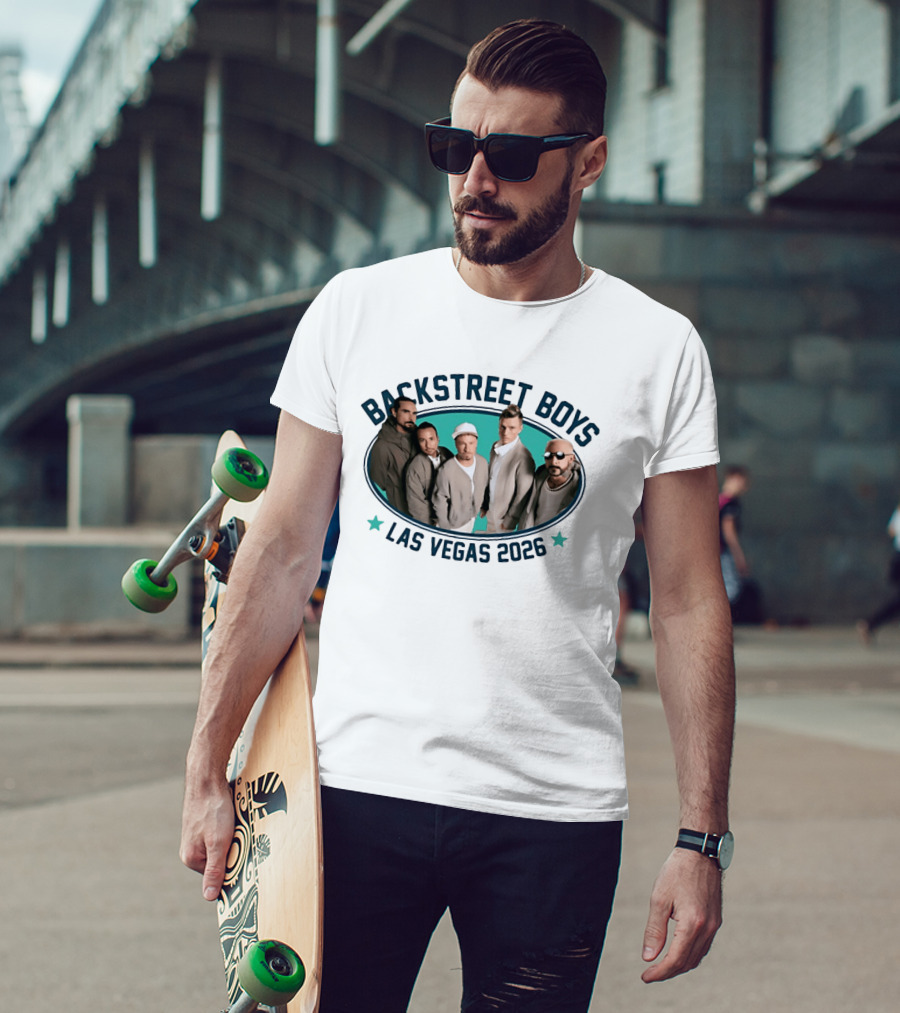 Backstreet Boys Las Vegas 2026 Reunion Event With Boy Band Legends T-Shirt