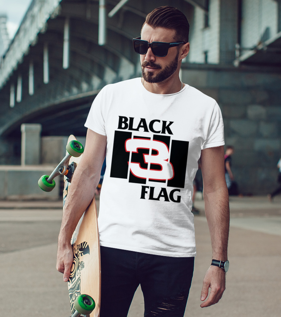 Black Flag 3 Hardcore Punk T-Shirt