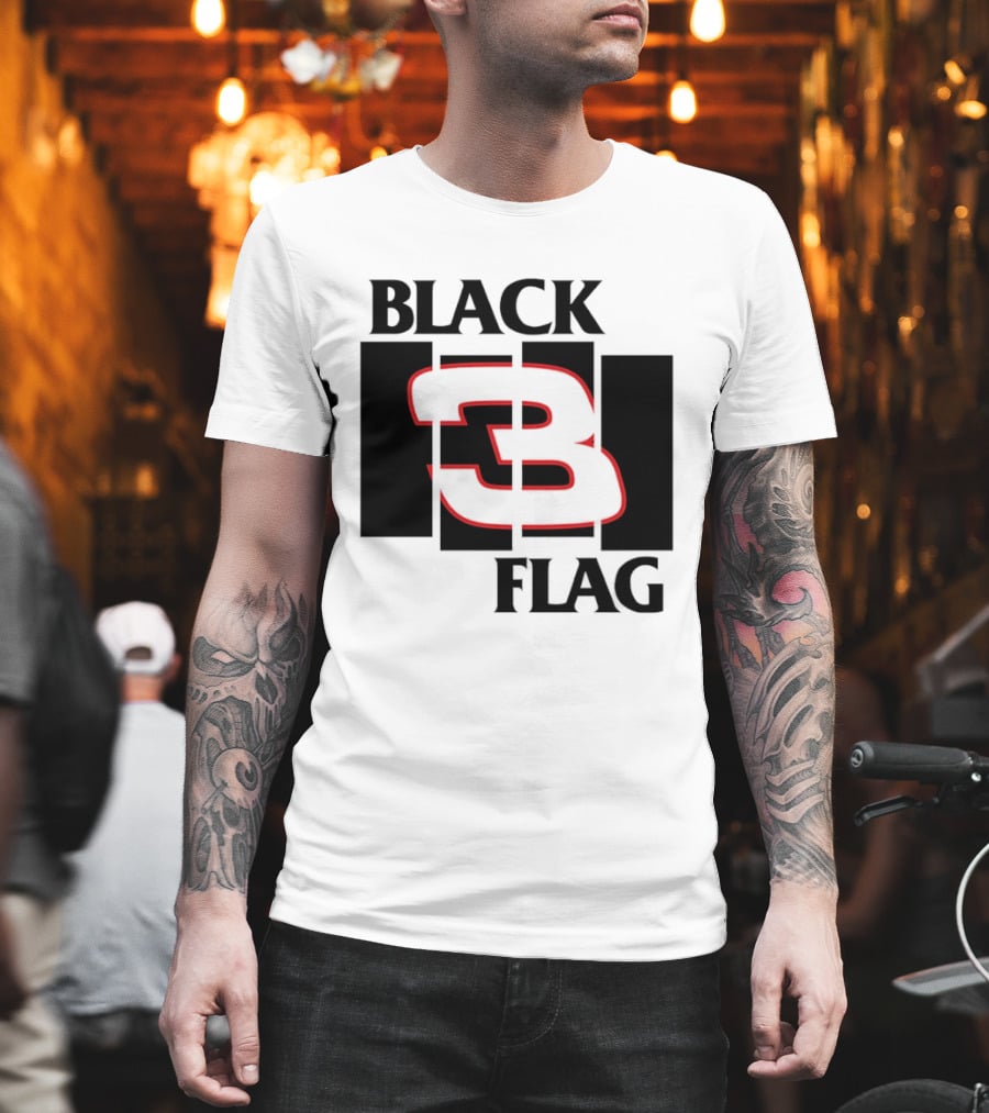 Black Flag 3 Hardcore Punk T-Shirt