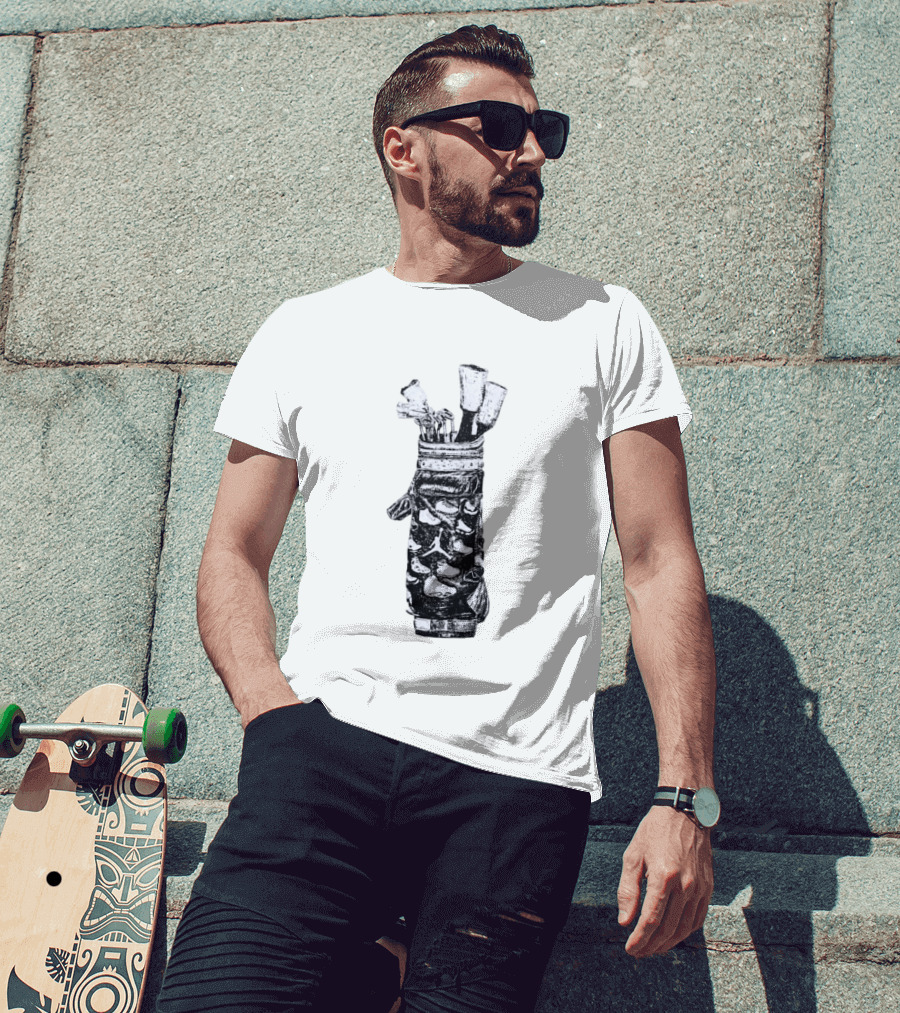 Jordan Brand Golf Bag Iconic Sneaker Wings Collection T-Shirt