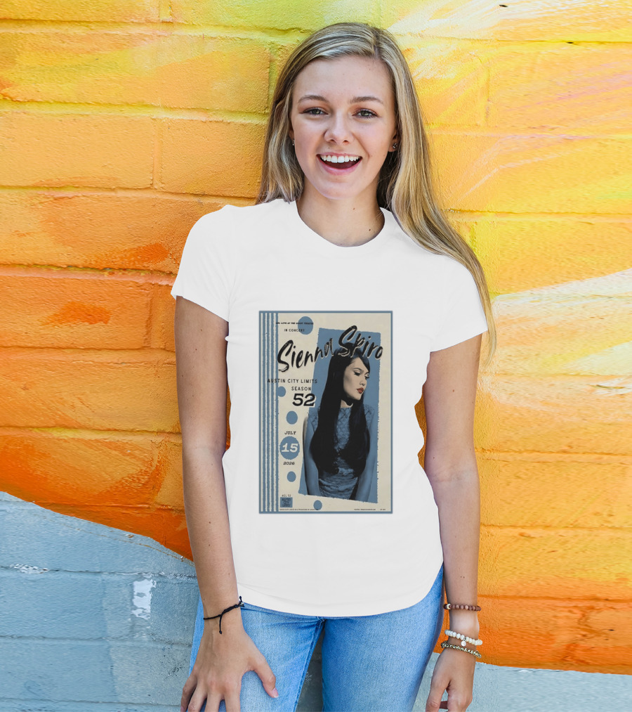 Sienna Spiro Live At The Roxy Theatre Austin City Limits Season 52 July 15 2026 T-Shirt