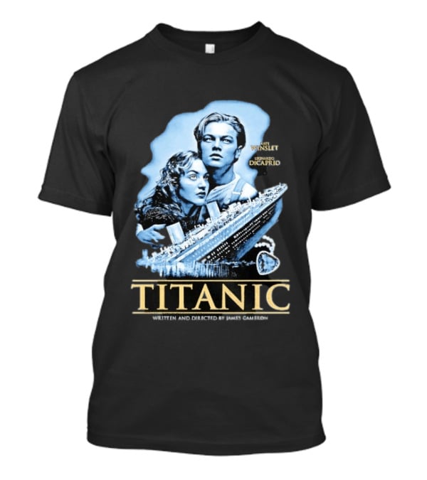 Titanic Kate Winslet Leonardo DiCaprio James Cameron Movie T-Shirt