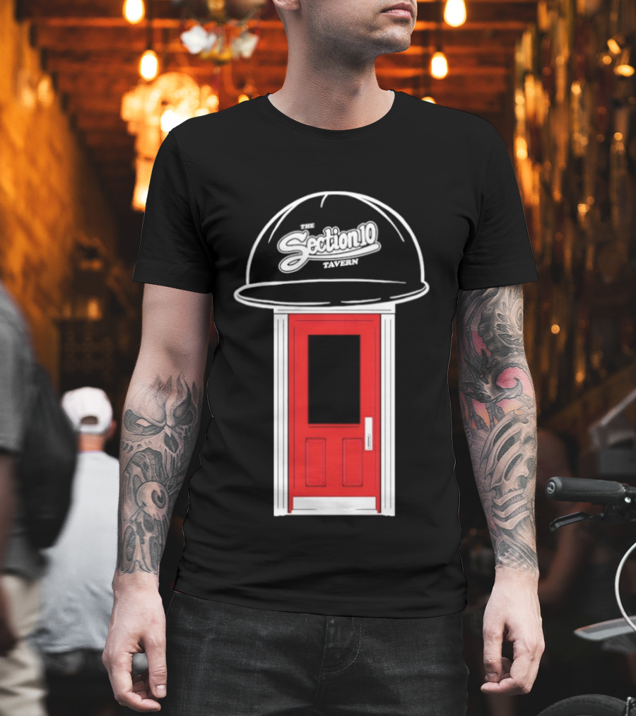 Section 10 Red Tavern Door Fenway Style Hat T-Shirt