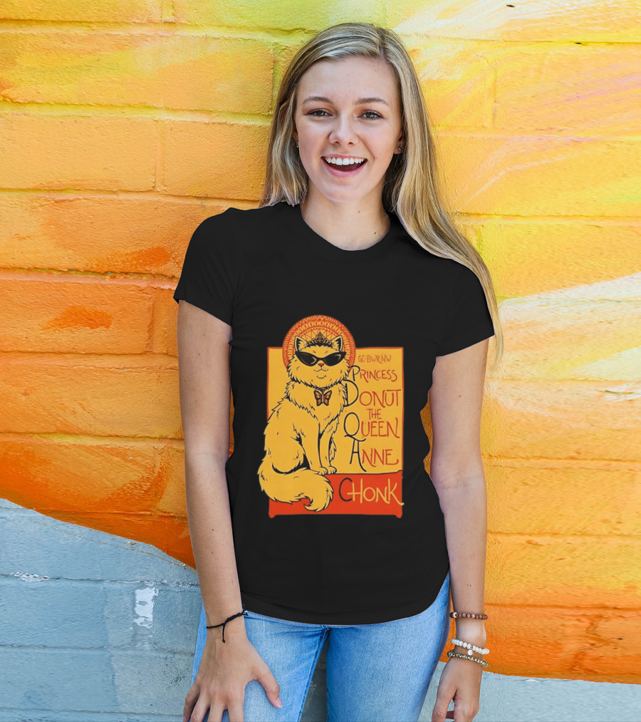 Princess Donut The Queen Anne Chonk Dungeon Crawler Carl Cat T-Shirt