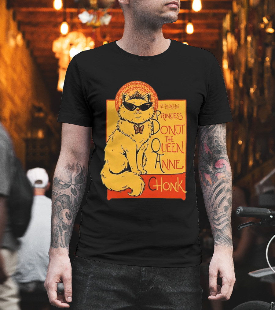 Princess Donut The Queen Anne Chonk Dungeon Crawler Carl Cat T-Shirt