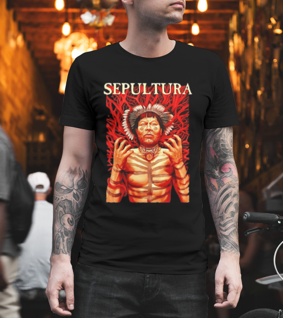 Sepultura Heavy Metal Roots Indigenous T-Shirt
