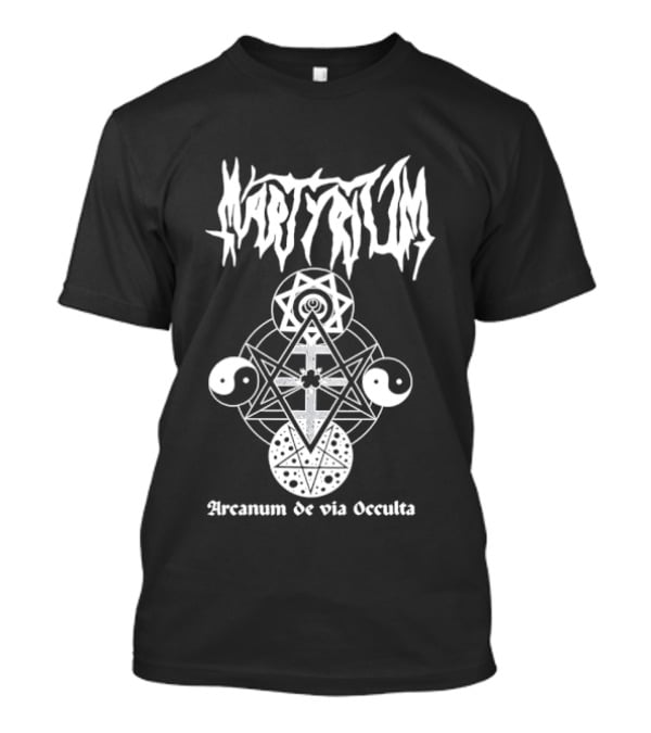 Martyrium Arcanum De Via Occulta Symbolic Black Metal Aesthetic T-Shirt