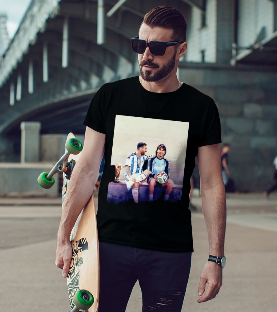 One More Time Lionel Messi World Cup Legacy T-Shirt