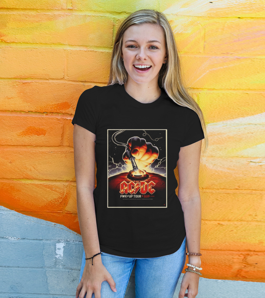 ACDC PWR Up Tour 2026 Camp Randall Stadium Madison Wisconsin July 19 Exclusive Event T-Shirt