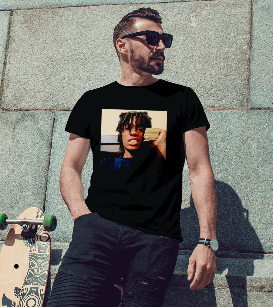 Lil Double 0 Rapper Hip Hop Money Stack Pose T-Shirt