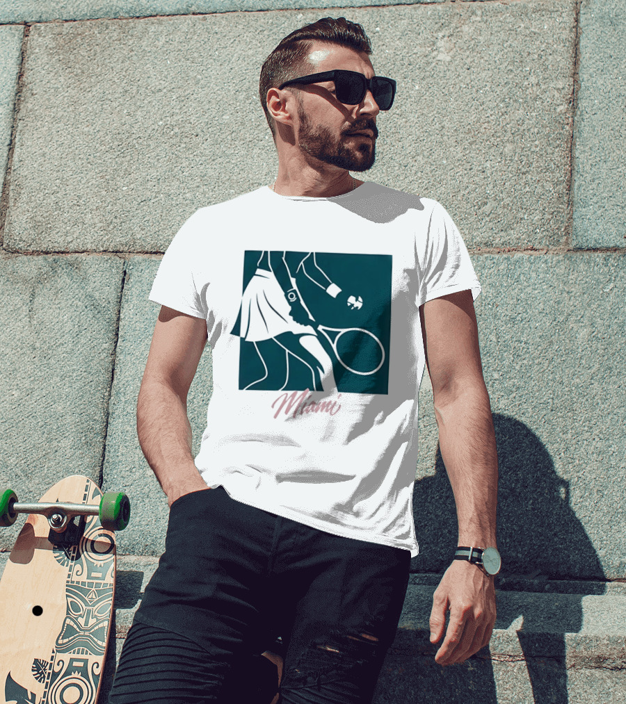 Miami Tennis Player T-Shirt