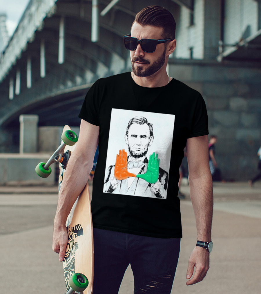 Abraham Lincoln Miami Hurricanes U Hands T-Shirt
