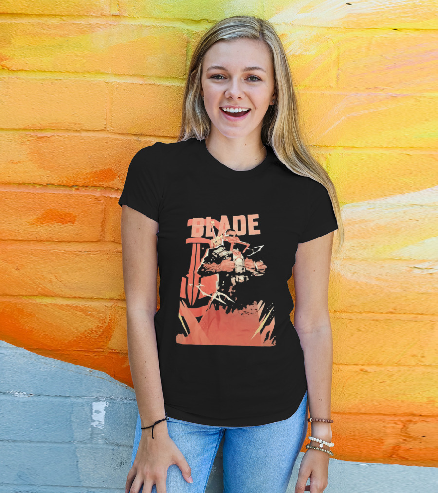 Blade Marvel Comic Vampire Hunter T-Shirt