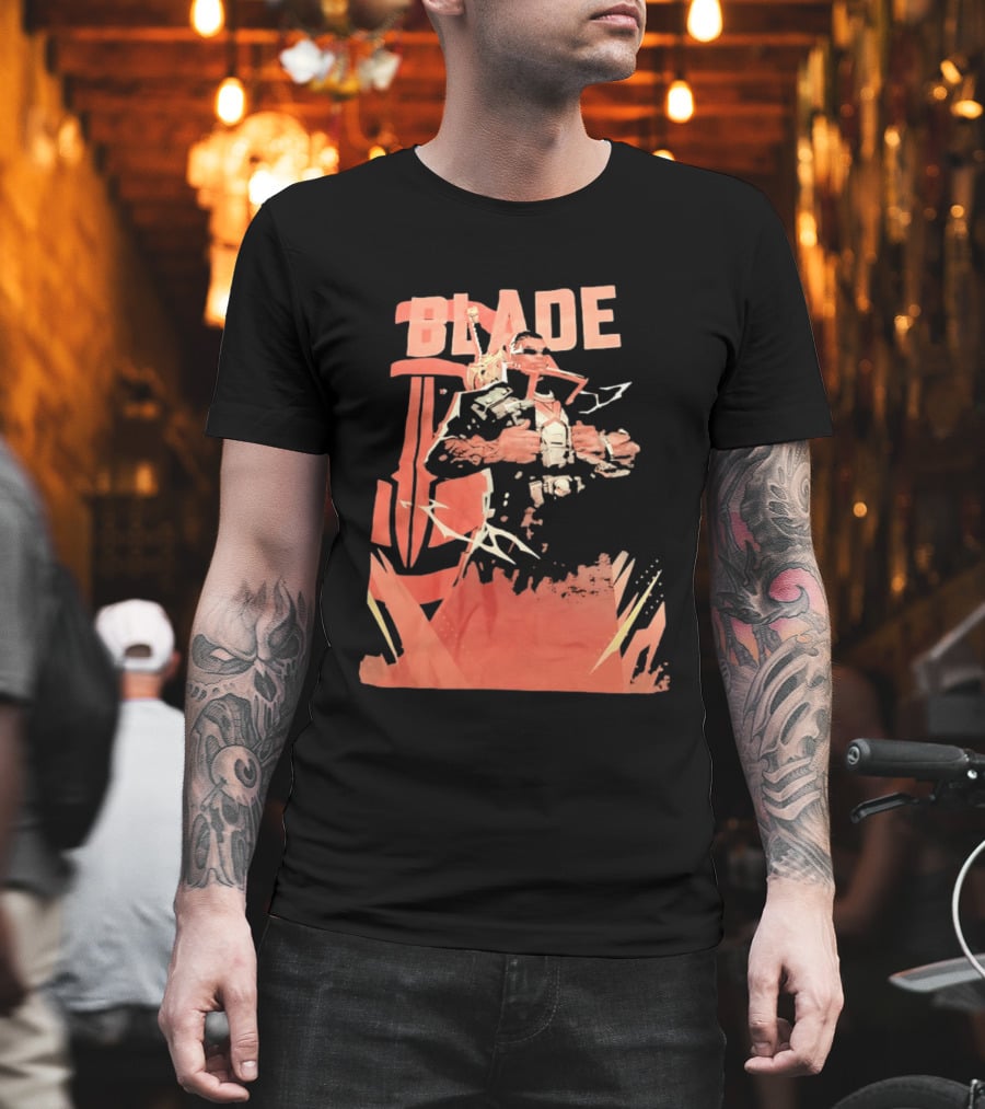 Blade Marvel Comic Vampire Hunter T-Shirt