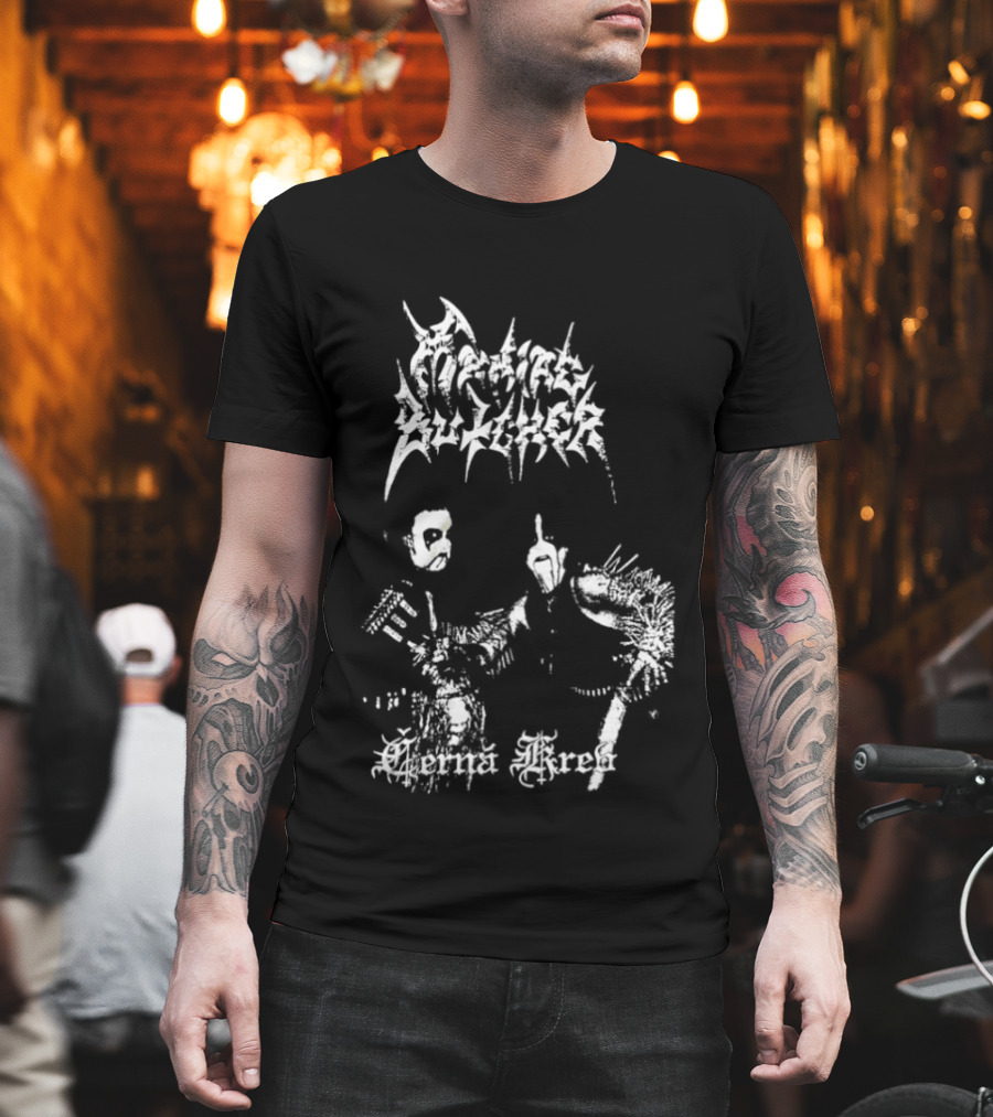 Maniac Butcher Černá Krev Black Metal Band Anthology T-Shirt