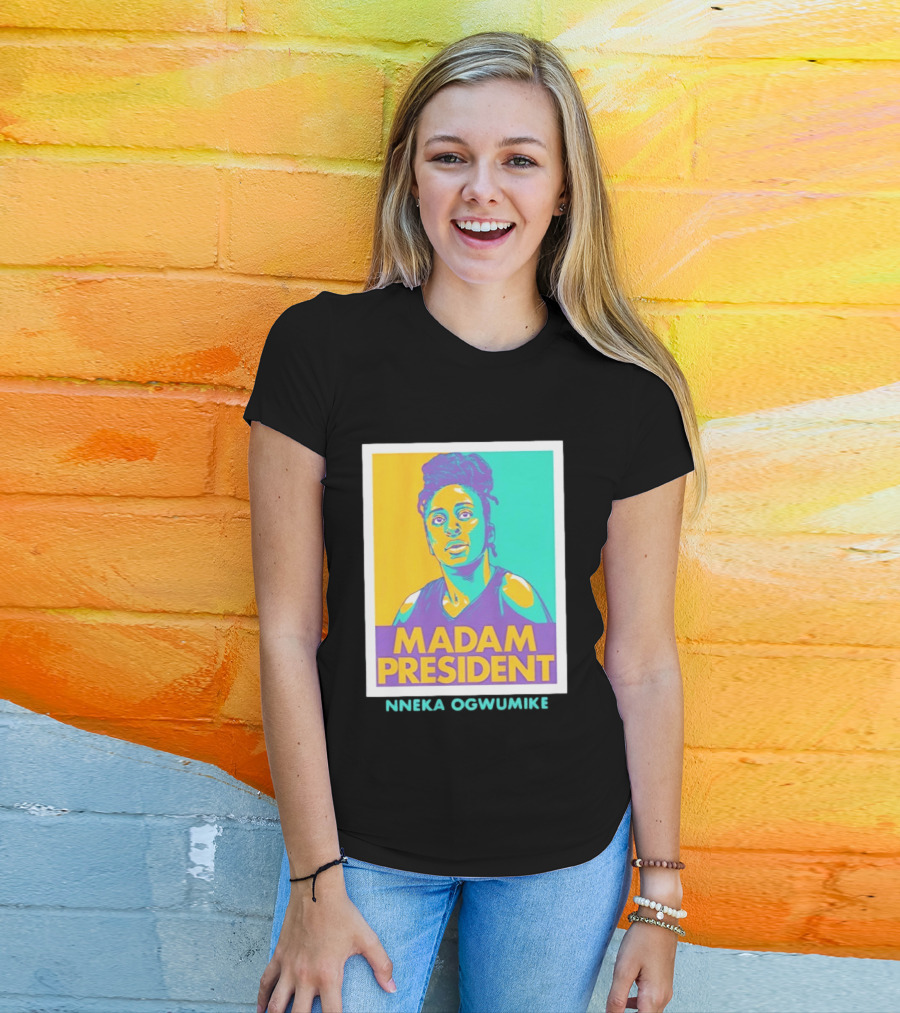 Nneka Ogwumike Madam President Los Angeles Sparks Heroic T-Shirt