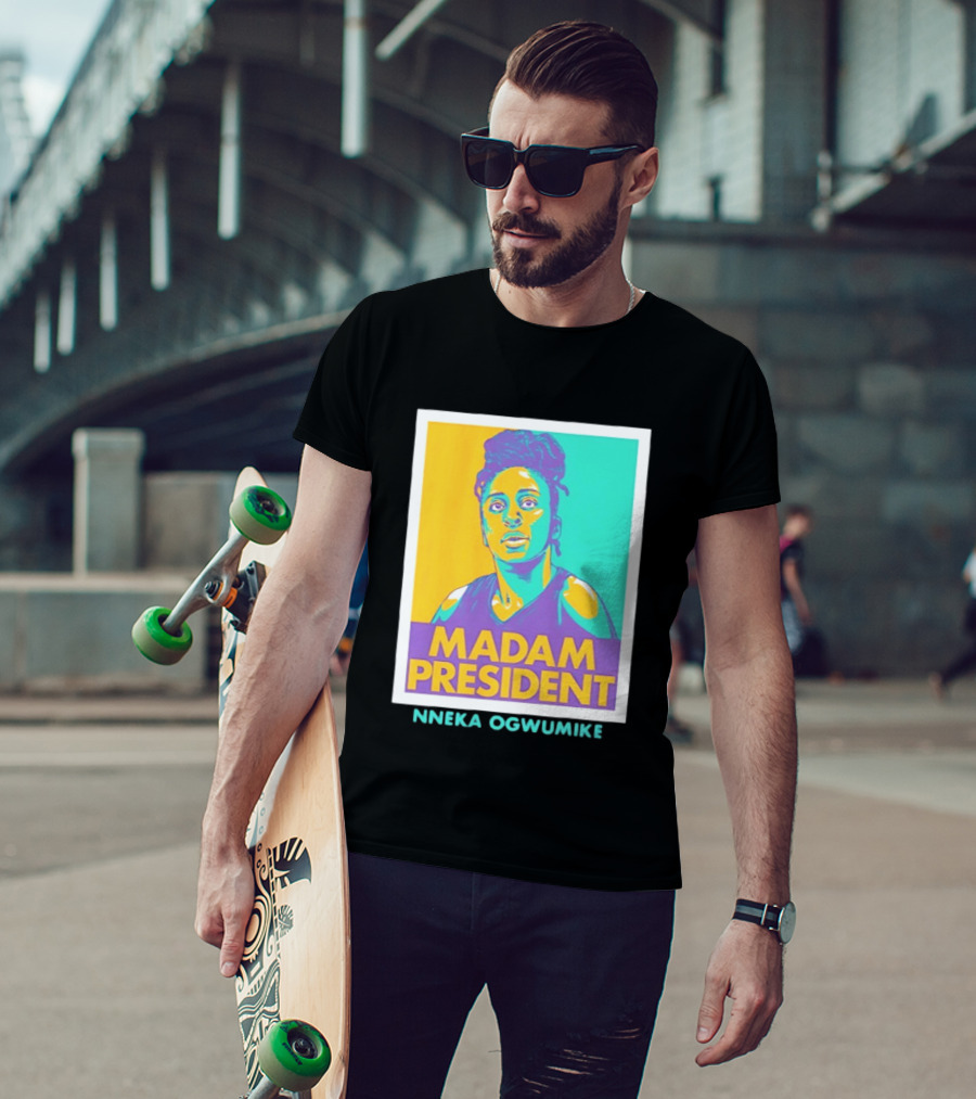Nneka Ogwumike Madam President Los Angeles Sparks Heroic T-Shirt