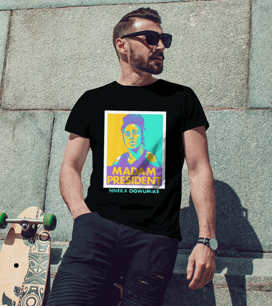 Nneka Ogwumike Madam President Los Angeles Sparks Heroic T-Shirt