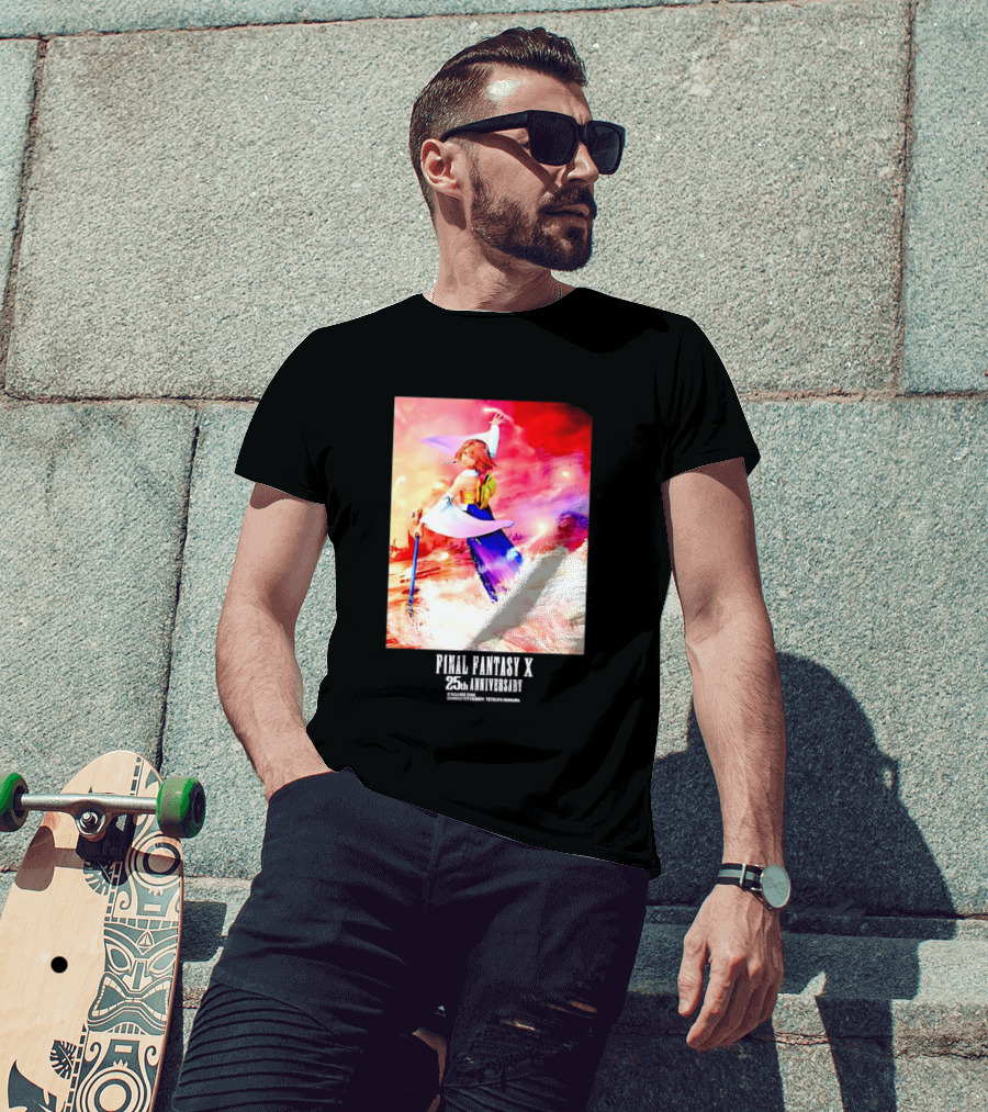 Final Fantasy X 25th Anniversary Yuna Square Enix T-Shirt