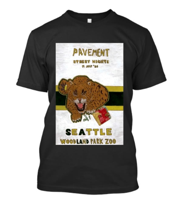 Pavement Street Nights Seattle Woodland Park Zoo July 19 2026 T-Shirt