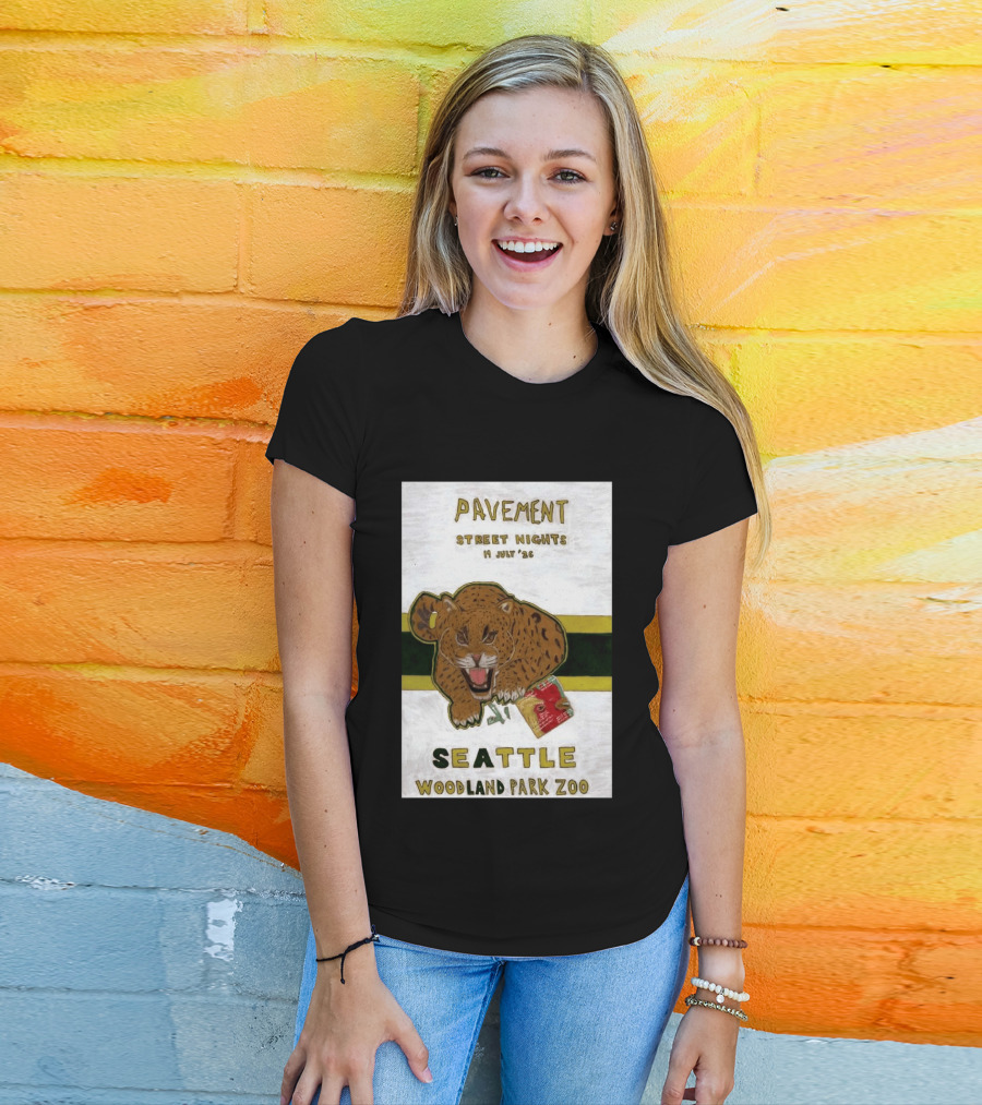 Pavement Street Nights Seattle Woodland Park Zoo July 19 2026 T-Shirt