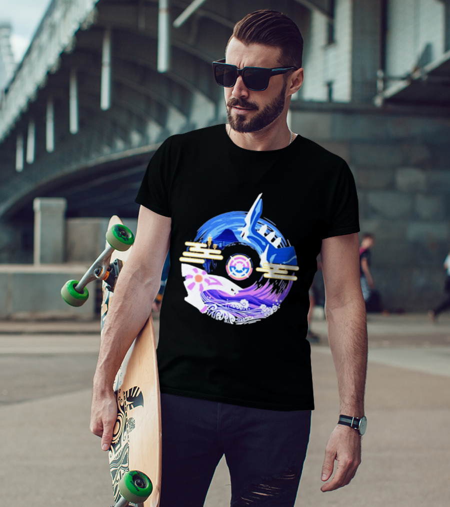 Pokémon GO Tour Sinnoh Los Angeles Kyogre And Groudon Circle T-Shirt