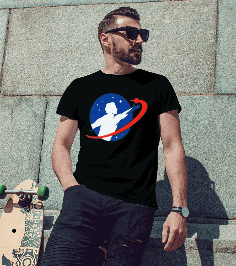 NASA Astronaut Space Exploration Promethean Action Patch T-Shirt