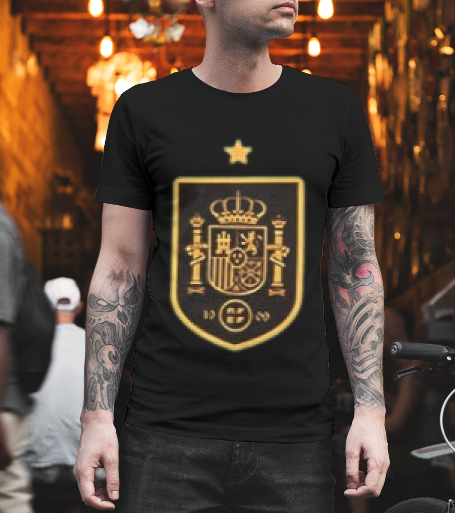 Spain National Team Maroon 1863FC True To Glory Crest T-Shirt
