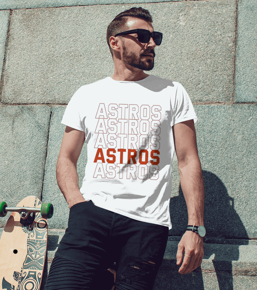 Houston Astros Repeated T-Shirt