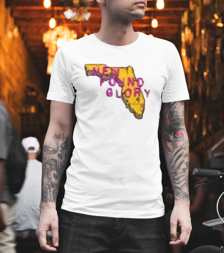 New Found Glory Florida Map You've Gotta Try Do What It Takes To Give Yourself A Break T-Shirt