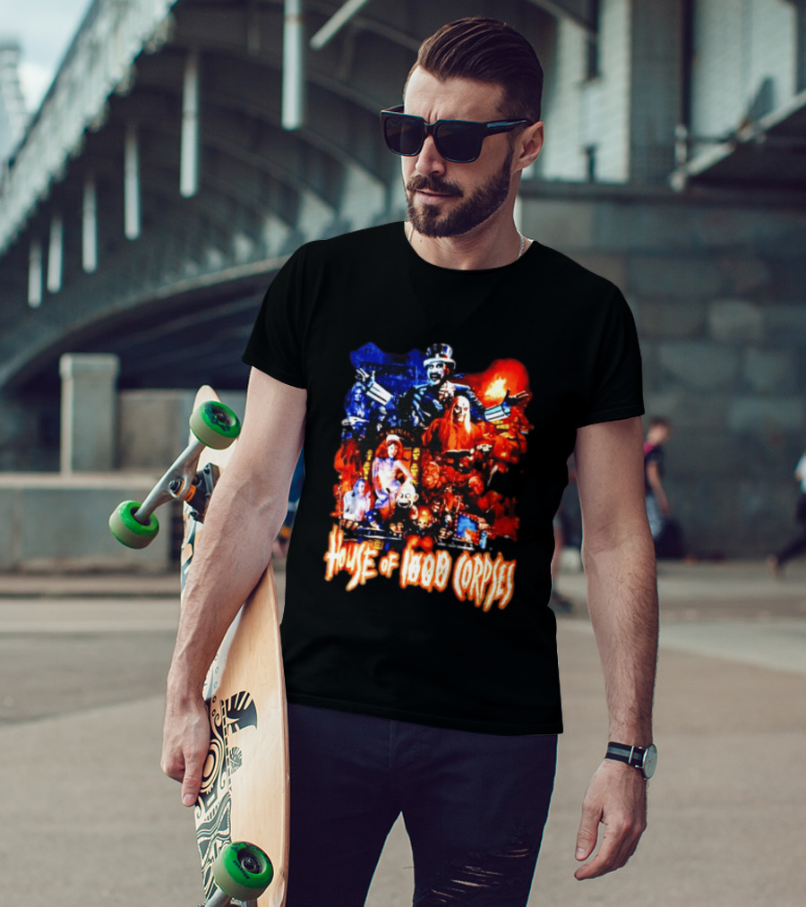 House Of 1000 Corpses Rob Zombie Horror Movie Captain Spaulding T-Shirt