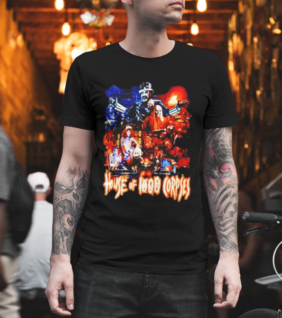 House Of 1000 Corpses Rob Zombie Horror Movie Captain Spaulding T-Shirt