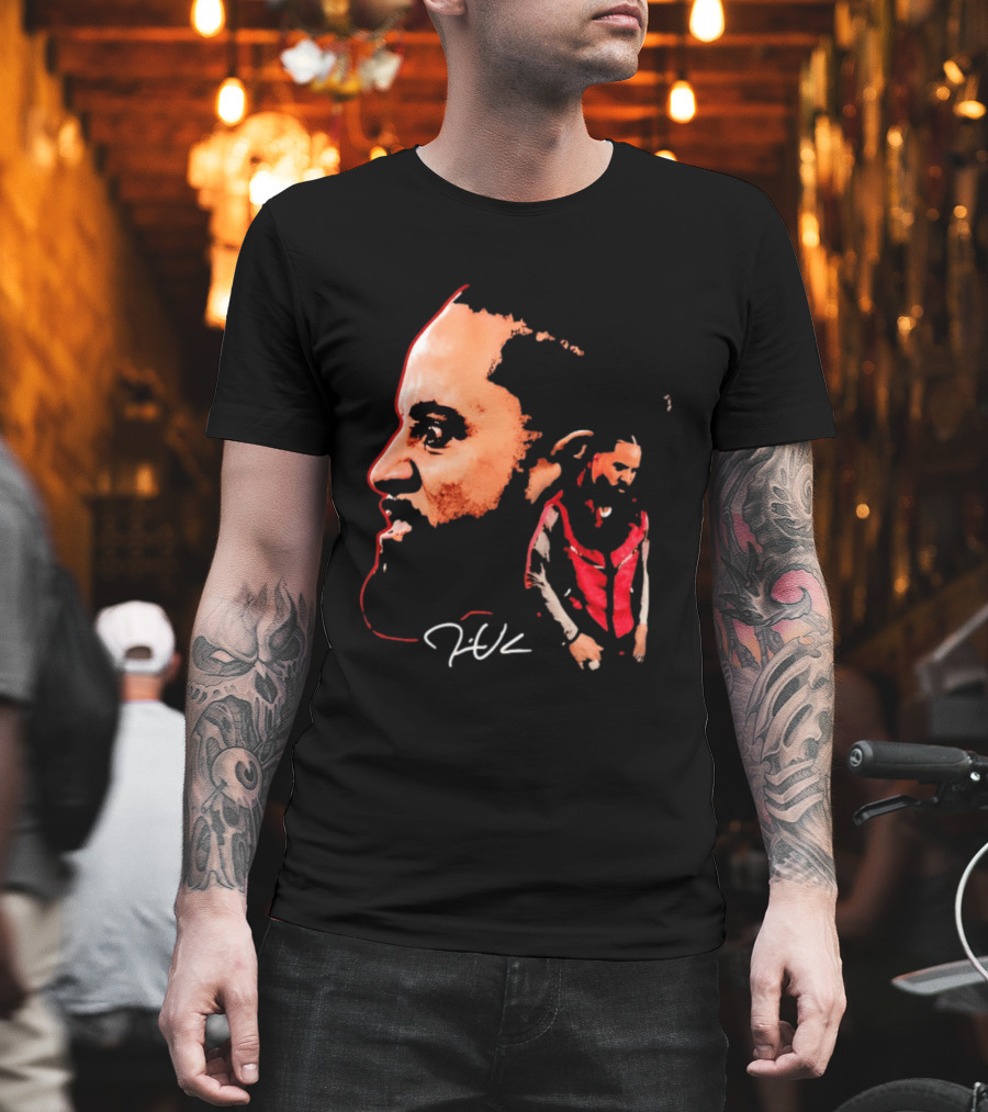 Jimmy Uso WWE Wrestling The Bloodline Abstract T-Shirt