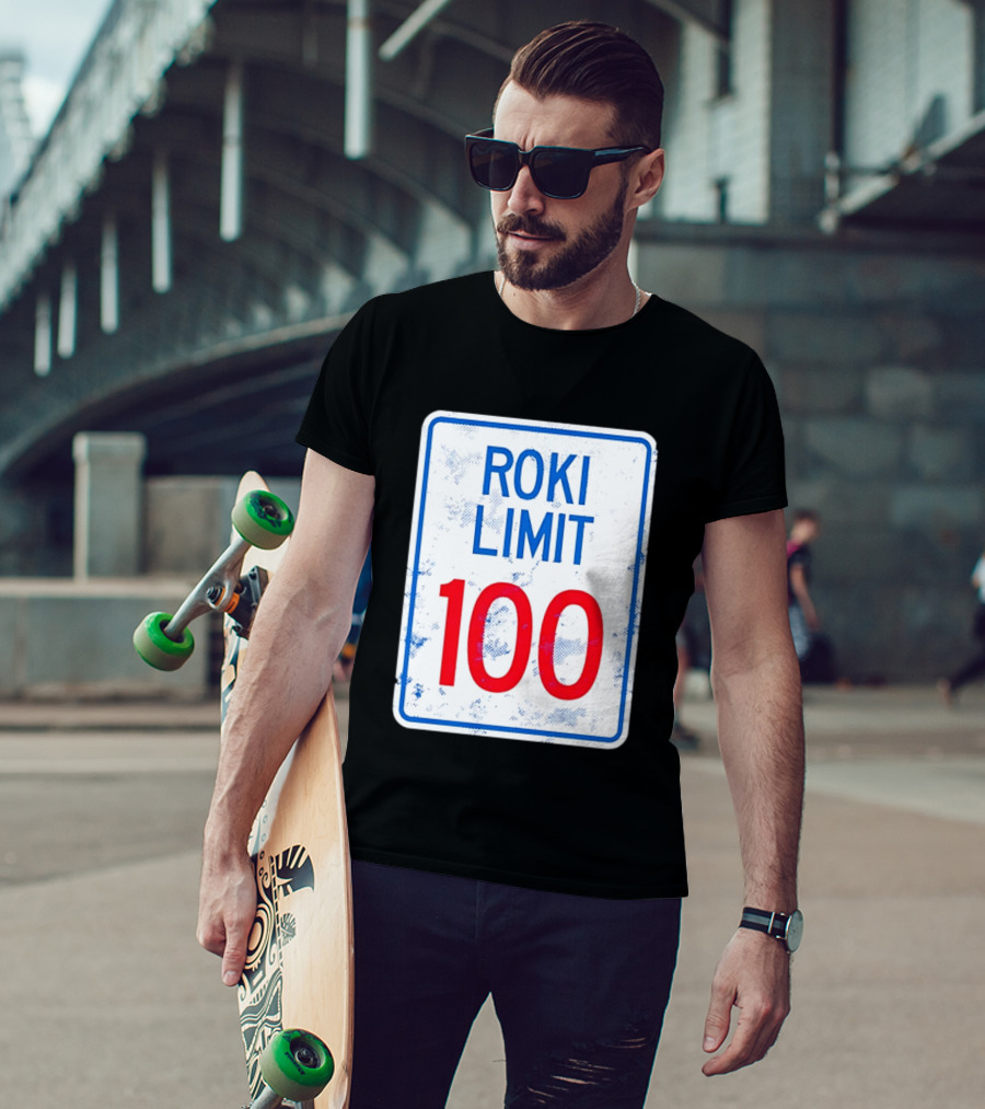 Roki Sasaki Speed Limit 100 Dodgers T-Shirt