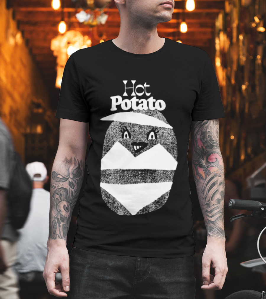 This Might Get Weird Hot Potato Cartoon Style Textured Potato T-Shirt