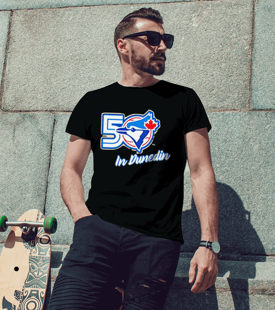 Toronto Blue Jays 50 Years In Dunedin MLB Anniversary Celebration T-Shirt