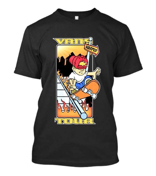 Vans Warped Tour Skater Punk Rock Skateboarding T-Shirt