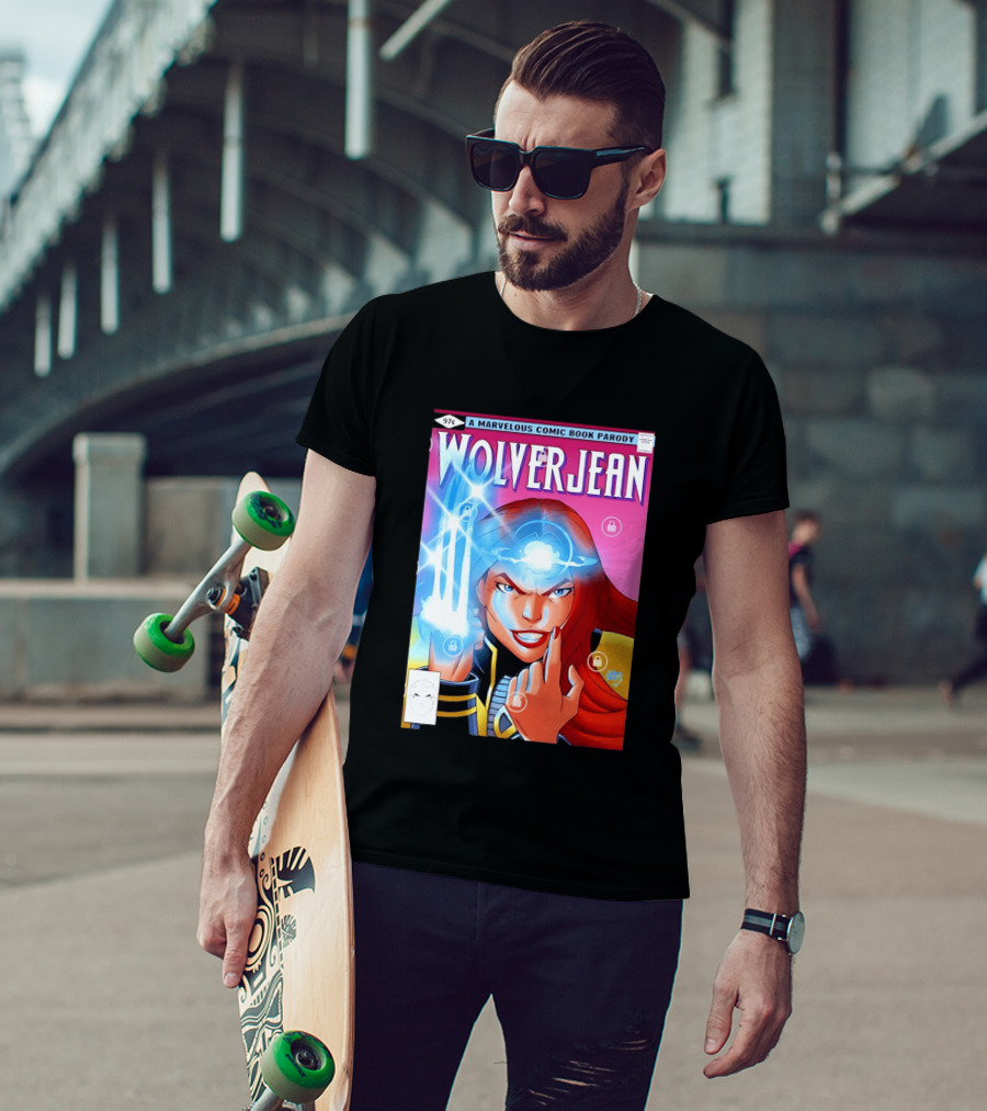 Wolverjean A Marvelous Comic Book Parody Cover 97 Cents T-Shirt