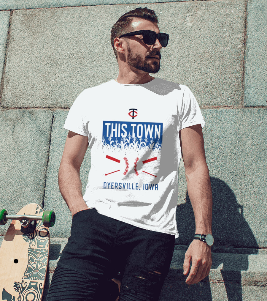 Minnesota Twins 2026 Field Of Dreams Dyersville Iowa This Town T-Shirt