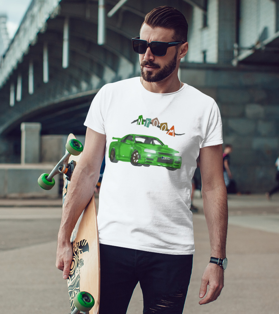 Nissan Skyline R34 GTR Nyoom JDM Drift Car Fan T-Shirt