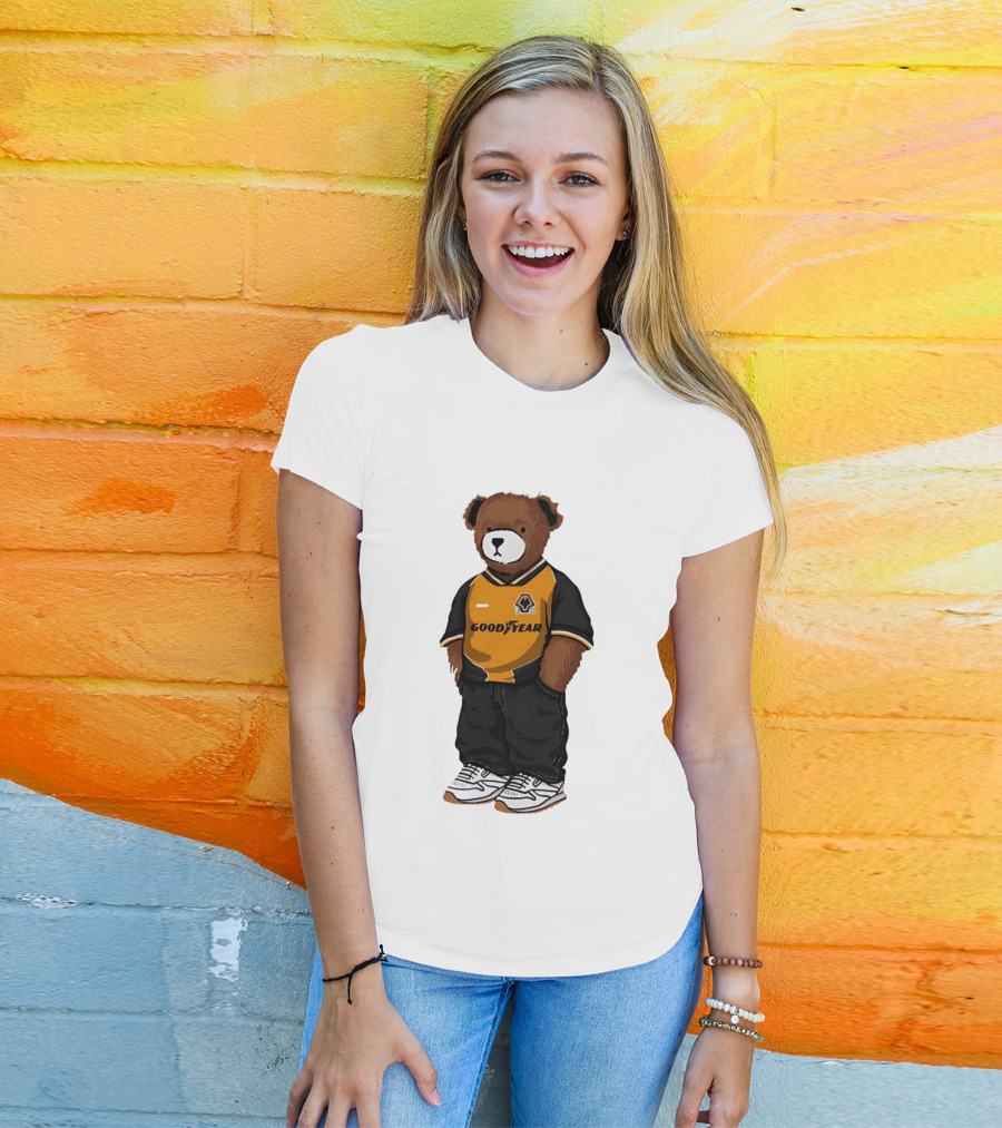 Wolverhampton Wanderers Goodyear Jersey Bear T-Shirt