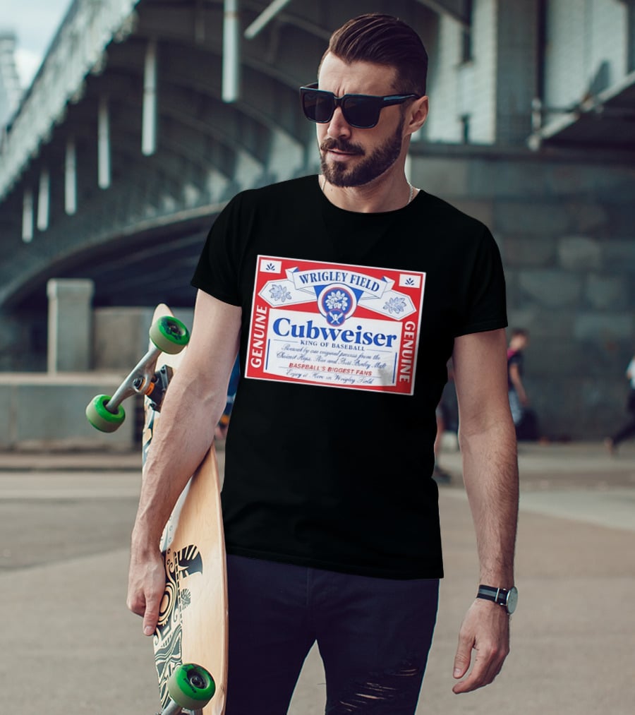 Wrigley Field Cubweiser Genuine Baseball's Biggest Fans T-Shirt