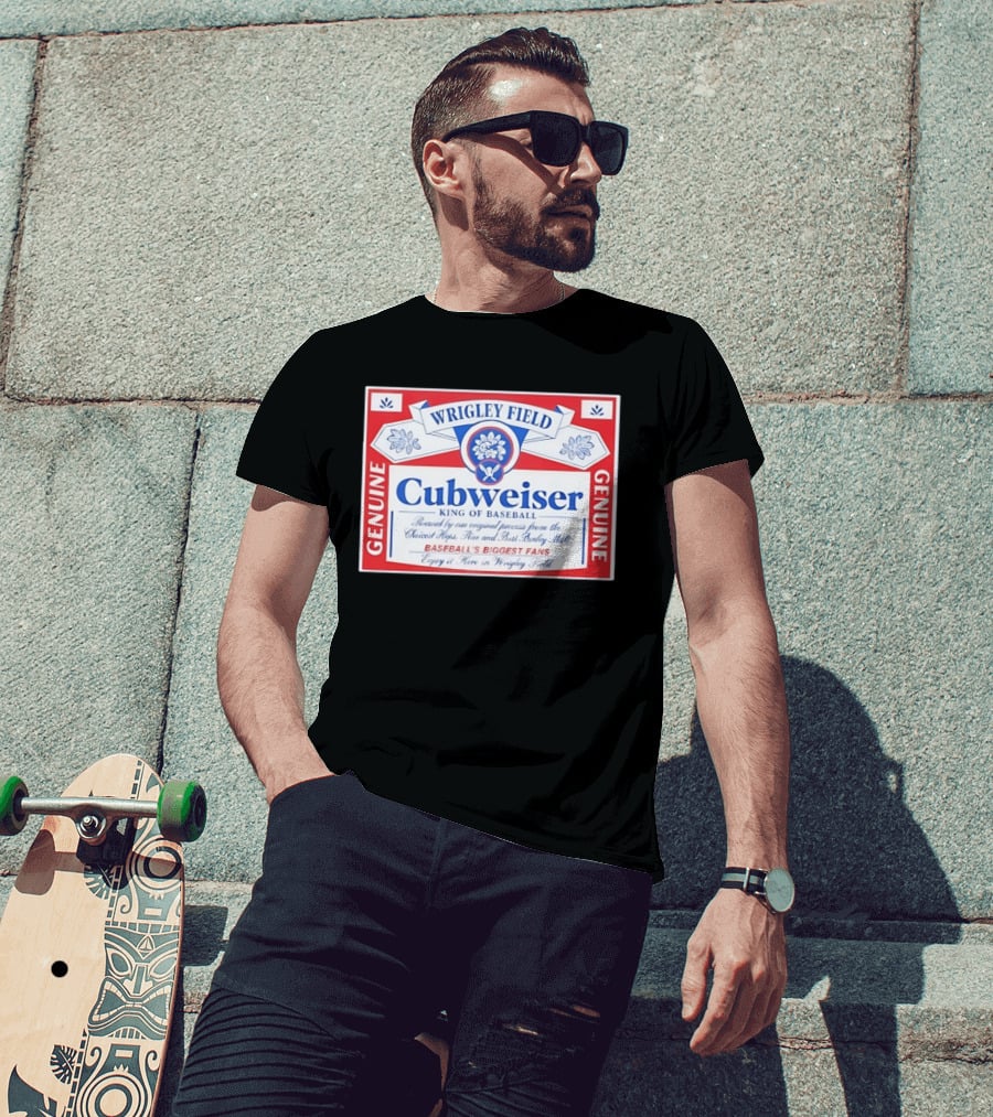 Wrigley Field Cubweiser Genuine Baseball's Biggest Fans T-Shirt