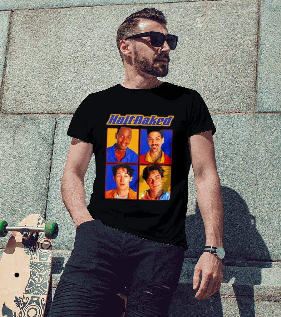 Half Baked Movie Characters Block T-Shirt